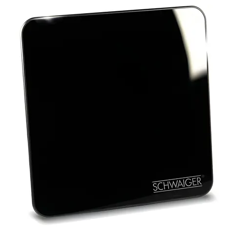 Schwaiger Aktiv-Zimmerantenne DVB-T2 schwarz / Antenne / DVB-T/DVB-T2 / DAB+/FM / 45 dB / UHF/VHF