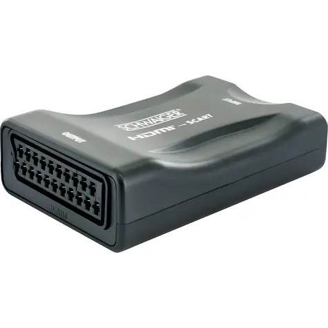 Schwaiger HDMI-zu-SCART-Konverter / Reduzierung / Plug & Play / NTSC, PAL