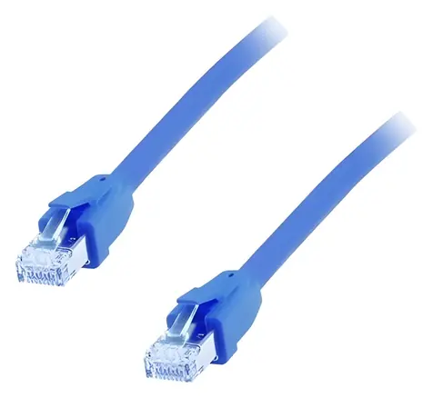 Equip blau / Patchkabel / S/FTP / 5 m / 2x RJ-45 / 40GBase-T / LSZH
