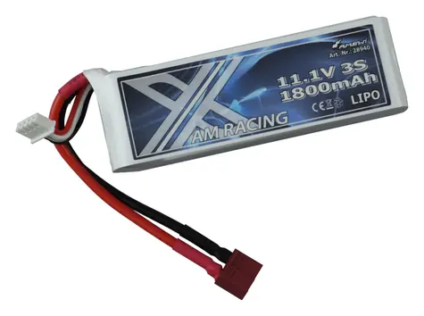 AMEWI LiPo-Akku 3S 11,1 V 1800 mAh / 40C/80C / Softcase / T-Stecker