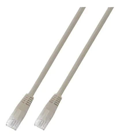 EFB CAT5e U/UTP 15 m grau / Patchkabel / RJ45-RJ45 / PVC / CCA-Draht