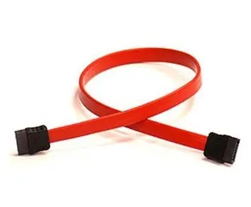 SuperMicro SATA 7-Pin-auf-7-Pin-Anschlusskabel, 35 cm, rot / SATA-Kabel / flach / bleifrei