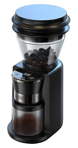 HiBREW G3 schwarz / Elektrische Kaffeemühle / 31 Mahlgrade / Konische Mahlscheiben 48 mm / 220 W