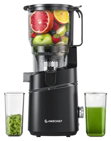 AMZCHEF SJ-036CBK schwarz / Slow Juicer / 250 W / bis zu 50 dB / 2,5 l