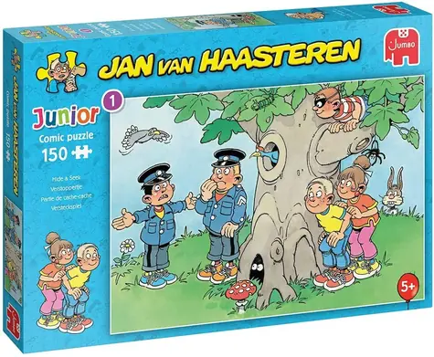 JUMBO Puzzle JvH Junior 1: Versteckspiel / 150 Teile / ab 5 Jahren
