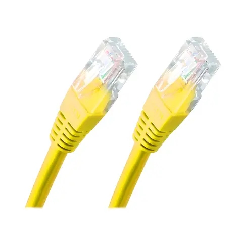 Xtendlan Patchkabel Cat5e UTP 1m gelb / Patchkabel / RJ45-RJ45