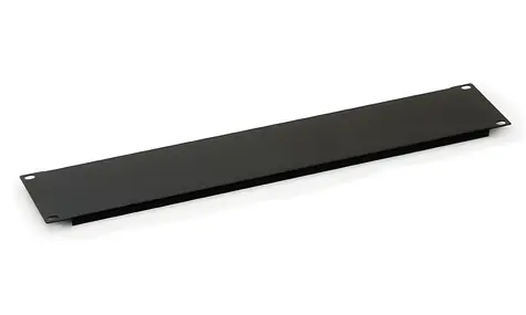 Xtendlan 19" schwarz / Abdeckplatte / 2 HE / Metall
