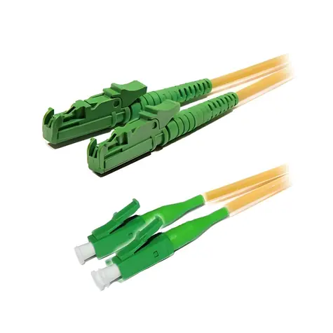 Xtendlan FO Patchkabel E2000/ APC-LC/ APC 2m / Optisches Patchkabel / Duplex / 9/125 / G.652d / LS0H