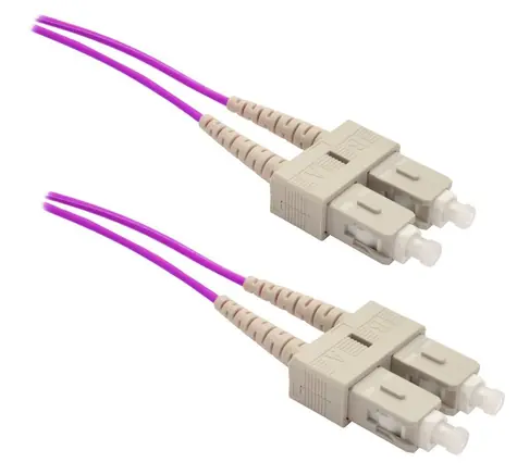 Xtendlan FO Patchkabel SC-SC / Optisches Patchkabel / 1 m / 50/125 OM4 Duplex / LS0H