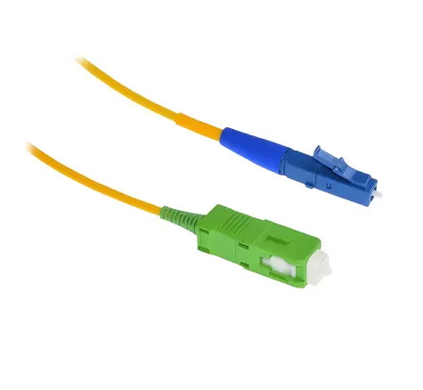 Xtendlan FO Patchkabel LC-SC/ APC 3M / Optisches Patchkabel / Simplex 9/125 / G.657.A1 ultraflexibel / LS0H, 2 mm