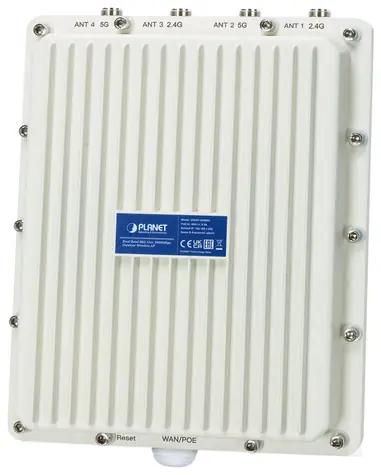 Planet WDAP-3000AX / Outdoor-Access-Point / Dualband 802.11ax / 3000 Mbit/s / PoE+ 802.3at / IP67
