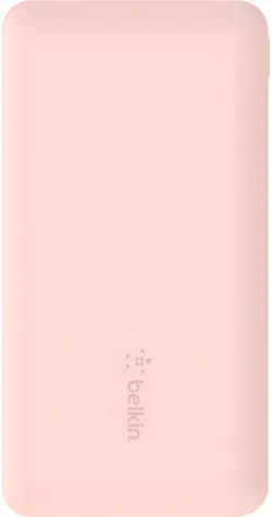 Belkin Powerbank 10000mAh pink / Powerbank / 15W / 2x USB-A + USB-C / LED-Anzeige