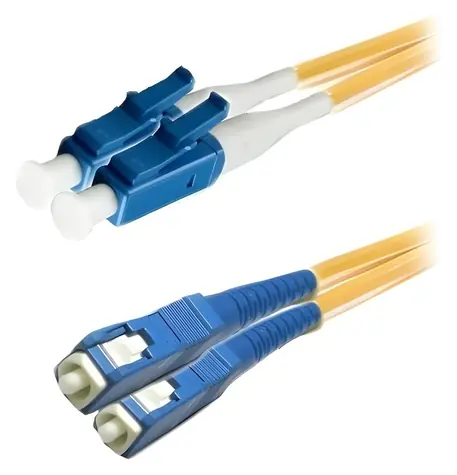 Xtendlan FO Patchkabel LC-SC 10 m / Optisches Patchkabel / 9/125 Duplex / G.652d / LS0H