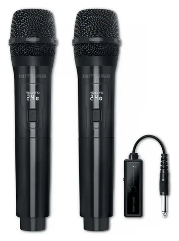 Muse MC-50 WI / Drahtlose Mikrofone / 2er-Set