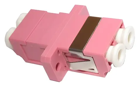 Xtendlan LC-LC Duplex-Adapter OM4 lila / Optischer Adapter / Multimode / Duplex / Für optische Verteilerschränke