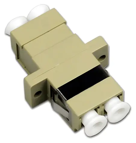 Xtendlan LC-LC Duplex-Adapter MM grau / Optischer Adapter / Multimode / Für optische Verteilerschränke
