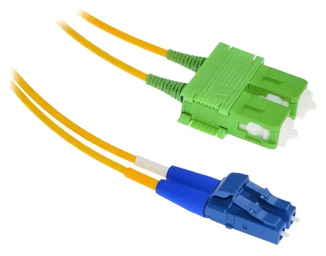 Xtendlan FO Patchkabel LC-SC/ APC / Optisches Patchkabel / 5 m / 9/125 Duplex / G.657.A1 ultraflexibel / LS0H