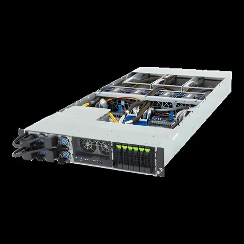 GIGABYTE XV23-ZX0 / Server / 2x SP5 / 4X GPU / 24x DDR5 / 6x NVMe5 / 3+1 2000W