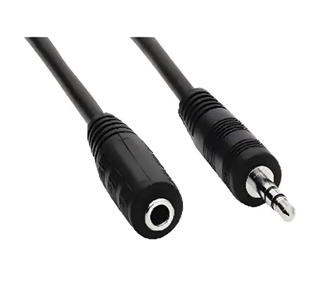 OEM Verlängerungskabel mit 3,5-mm-Klinkenstecker, 5 m (Stecker/Buchse)