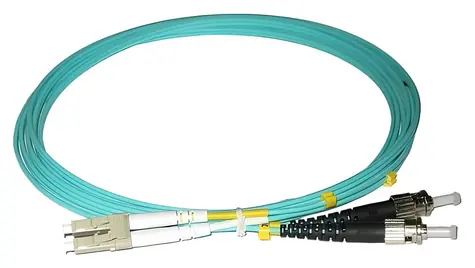 Xtendlan / Optisches Patchkabel LC-ST / 50/125 OM3 Duplex / 1 m / LS0H