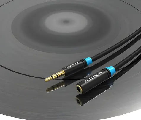 Vention Audio-Verlängerungskabel, 3,5-mm-Klinkenstecker, 1,5 m / Audiokabel / 3,5-mm-Klinkenstecker (MF)