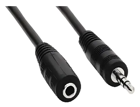 OEM Audio-Verlängerungskabel, 3,5-mm-Klinkenstecker / Audiokabel / Klinkenstecker (männlich) - Klinkenstecker (weiblich) / 3 m