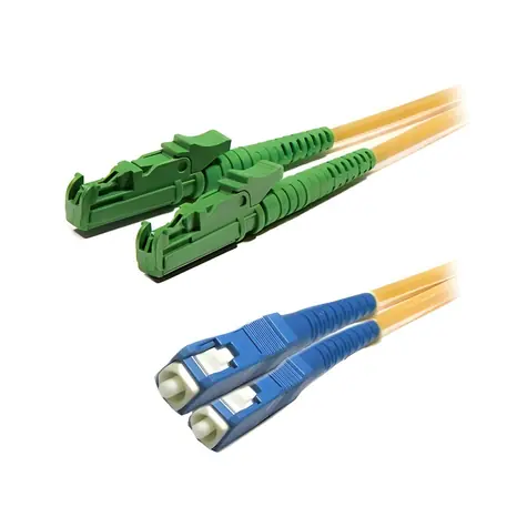 Xtendlan optisches Patchkabel E2000/ APC-SC 3M 9/125 / Patchkabel / Singlemode / Duplex / LSZH / G.652D