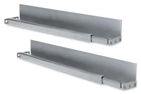 Digitus L-Support 19" Rackschienen / Schienen / Tiefe 350-600 mm / Tragfähigkeit 100 kg / 2 Stück.