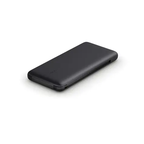 Belkin BPB006BTBLK schwarz / Powerbank / 10.000 mAh / USB-C + Lightning-Kabel / 18 W PD
