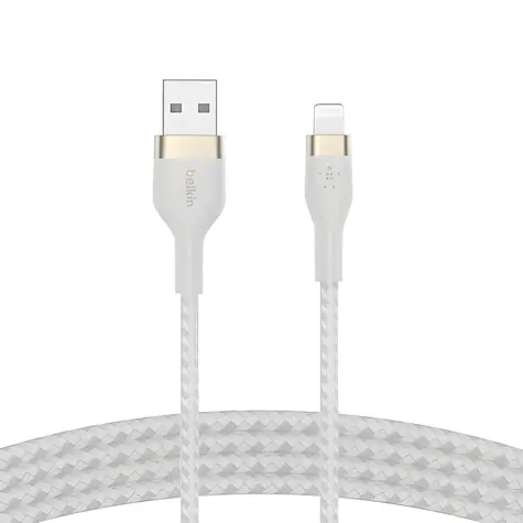 Belkin Flex CAA010bt1MWH weiß / USB-A auf Lightning Kabel / 1 m / MFi