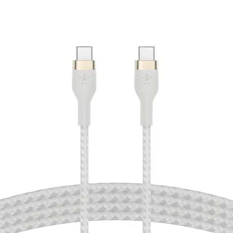 Belkin Flex CAB011bt1MWH weiß / USB-C-Kabel / 60 W / 1 m