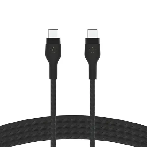 Belkin Flex CAB011bt2MBK schwarz / USB-C-zu-USB-C-Kabel / 60 W / 2 m