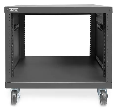 Digitus Universal DN-48000 schwarz / Rack / 8 HE / Rollen / Tragfähigkeit 136 kg