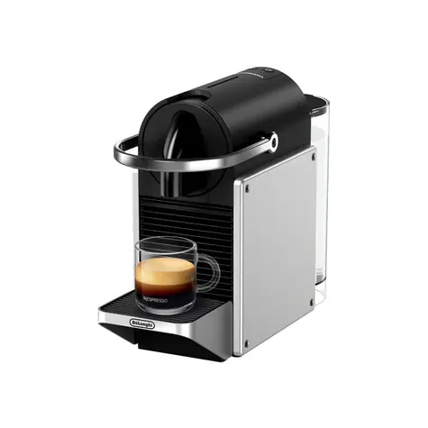 DeLonghi Pixie EN127.S silber/schwarz / Kapselkaffeemaschine / Nespresso / 1260 W / 19 bar