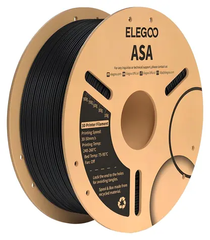 ELEGOO ASA Schwarz / Druckfilament / 1 kg