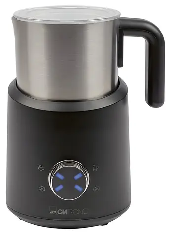 Clatronic MS 3812 schwarz/Edelstahl / Milchaufschäumer / 740 ml / 500 W