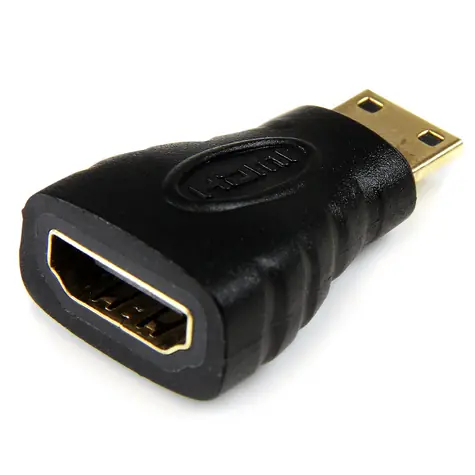 StarTech Mini HDMI zu HDMI Adapter schwarz / Adapter / 4K / 120 Hz