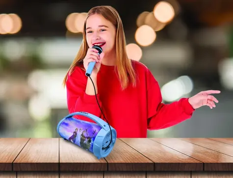 LEXIBOOK Bluetooth-Lautsprecher Frozen / mit Mikrofon / leuchtendes Design