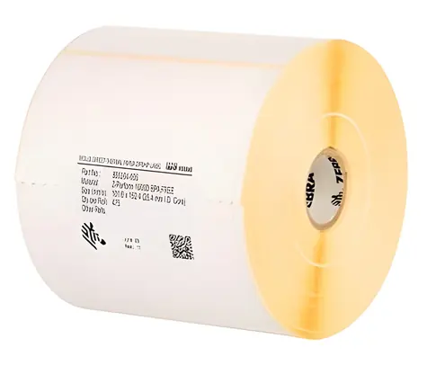 ZEBRA Z-PERFORM 1000T 40x50mm / Etikett / Thermotransfer / Papier / Permanentkleber / 25mm Kern