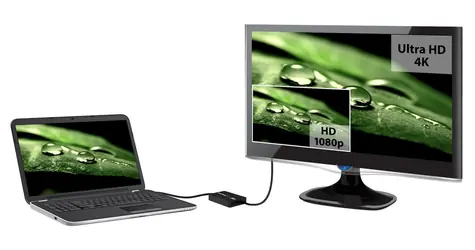 StarTech USB 3.0 zu HDMI Adapter schwarz / Reduzierung / 4K UHD / 5.1 Audio / DisplayLink DL-5500