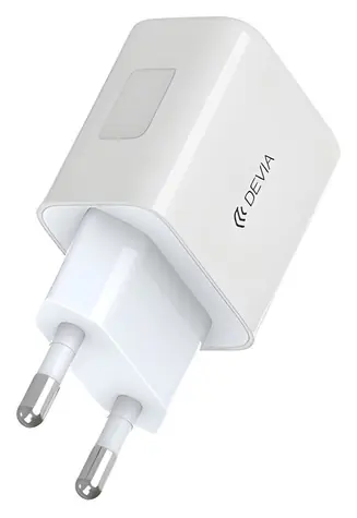 Devia SMART Series PD+QC 30W weiß / Wandladegerät / USB-C / PD / QC / 30W