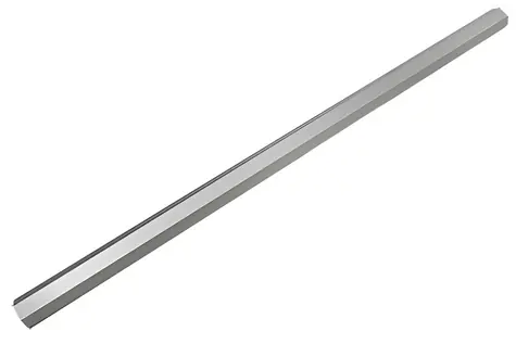 Goobay Kabelleiste, Metall, silber / Kabelleiste / 50 x 26 mm / Länge 1,1 m