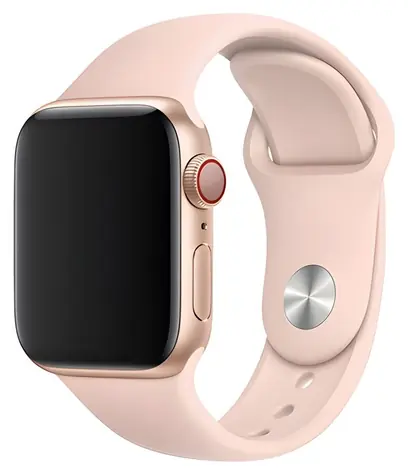 Devia Deluxe Sportarmband 44/45/46 mm Rosa Sand / Sportarmband für Apple Watch