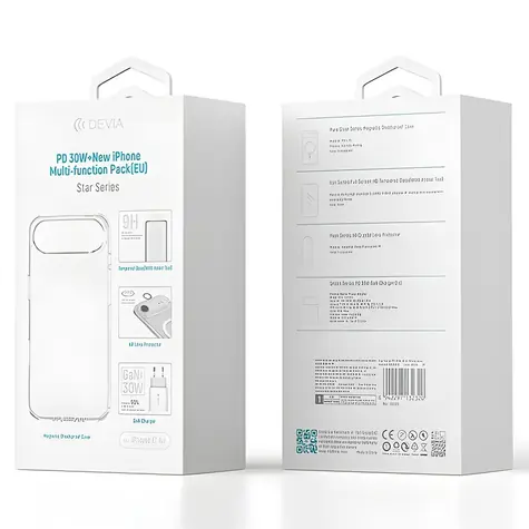 Devia Star Series PD 30W Multifunktions-Ladegerät für iPhone Air / Ladeset / USB-C / 30W