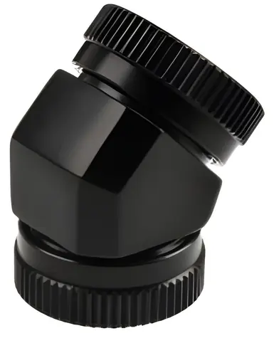 PHANTEKS Hartrohradapter 45° schwarz / Winkeladapter / 12 mm / Hartrohr