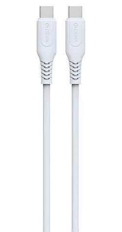 Devia GRS Serie weiß / USB-Kabel / USB-C - USB-C / 1 m