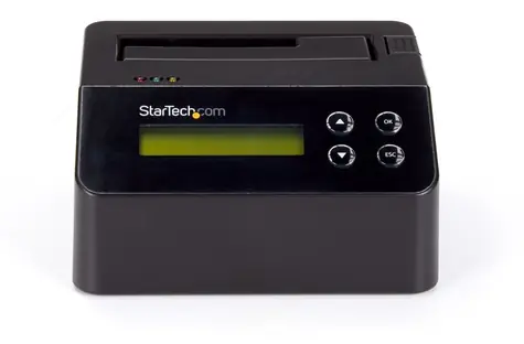 StarTech USB 3.0 Eraser Dock / Dockingstation / Sichere Datenlöschung / LCD-Display / 2,5"- und 3,5"-SATA-SSD-HDD + 4Kn