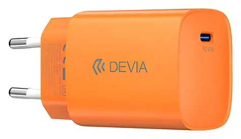 Devia Ultra6 PD Dynamisches Ladegerät 40 W orange / Netzladegerät / USB-C / PD / max. 60 W