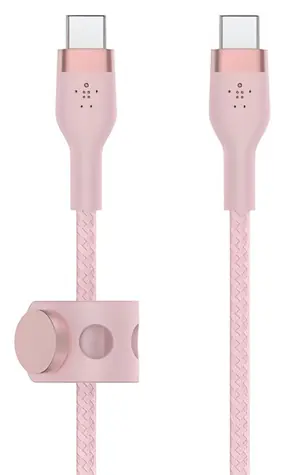 Belkin BOOST CHARGE PRO FLEX pink / USB-C-zu-USB-C-Kabel / 1 m