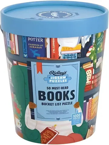 Ridley's Games Puzzle-Bucket-List: 50 Bücher, die man unbedingt lesen muss / 1000 Teile